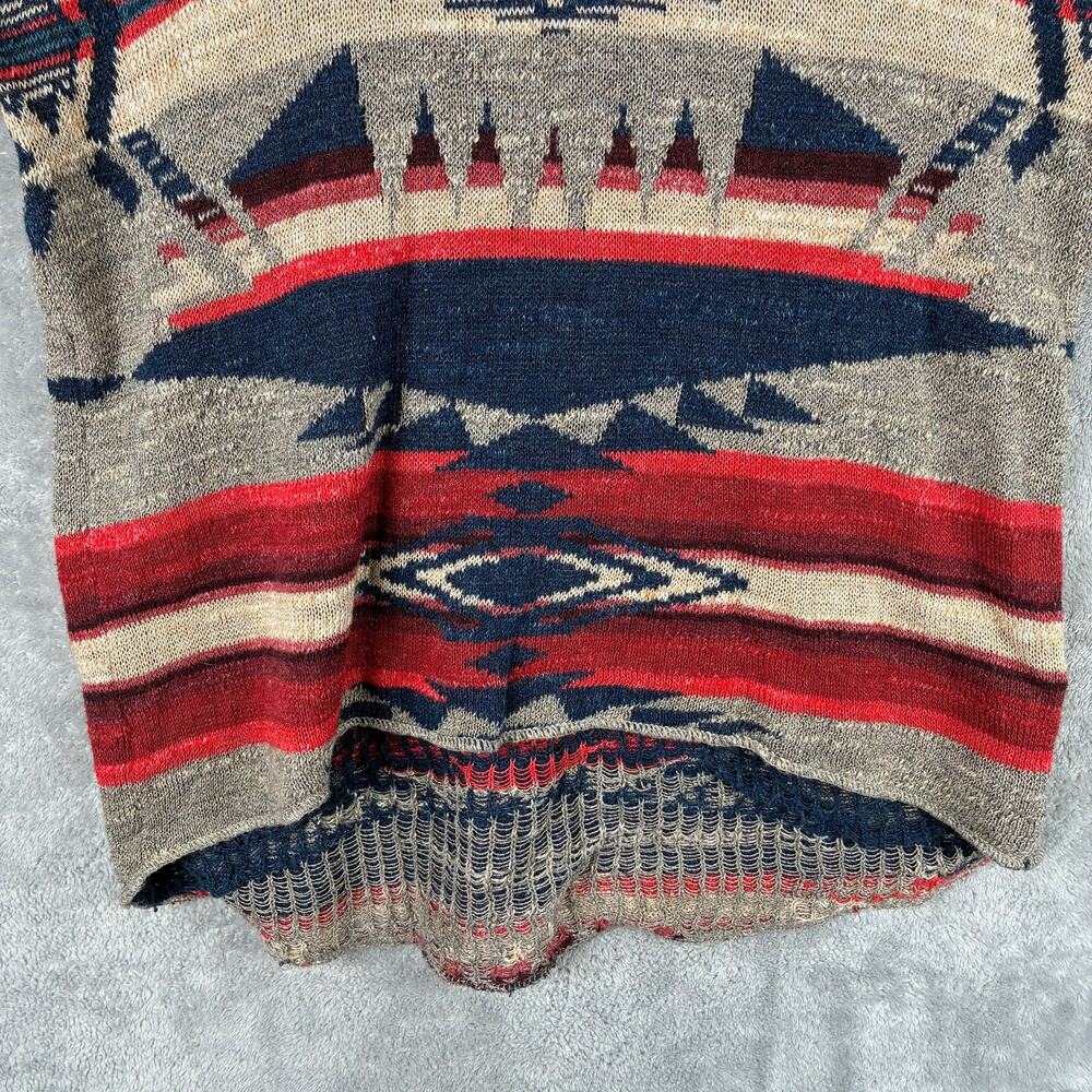 VTG Denim and Supply Sweater Women S Western Tribal Aztec Cowgirl 100% Cotton - Picture 3 of 13
